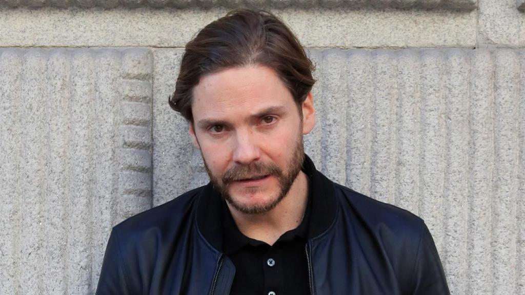 El actor Daniel Brühl durante la promoción de su última película en Madrid.