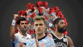 Djokovic, Kimmich e Irving dan la espalda a la Covid: el tridente antivacunas del deporte aguanta la presión
