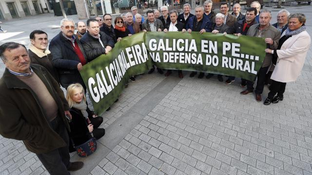 Varios de los miembros de Galicia Baleira (Cedida).