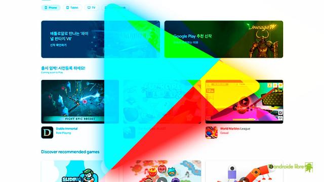 La Play Store en la web recibe un gran cambio en el diseño