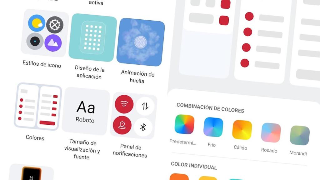 Móviles realme: accede a su menú de personalización