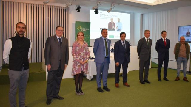 Acto del X aniversario de 'Mejor con Vino', organizado por la Confederación de Empresarios de Albacete (FEDA) y la Asociación de Empresarios de Vinos de Albacete