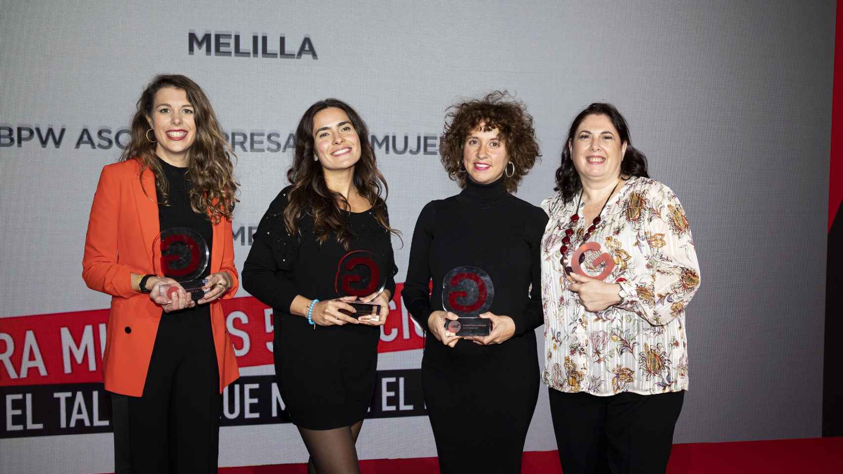 Helga Figueroa, María Romero, Yla Eunice Zapater y Enedina González, ganadoras de Gira Mujeres de Coca-Cola.