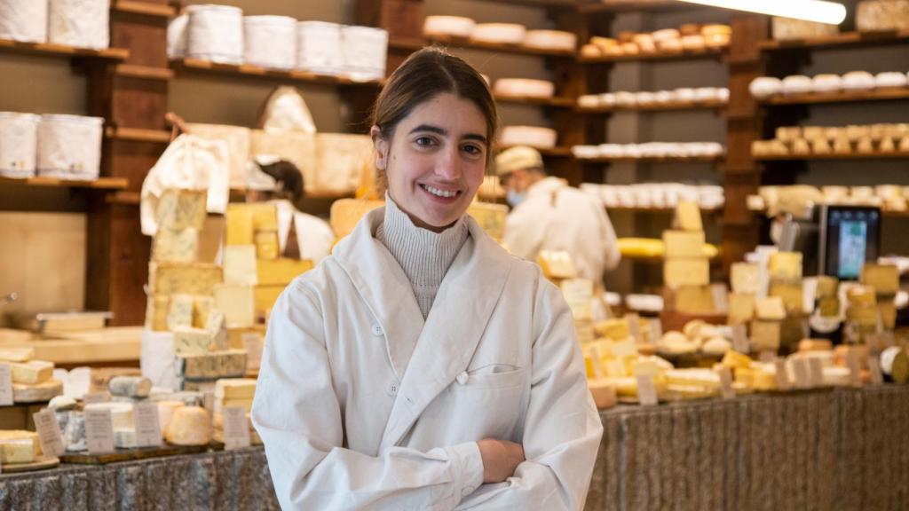 Clara Diez, la fundadora de Formaje en su local madrileño.