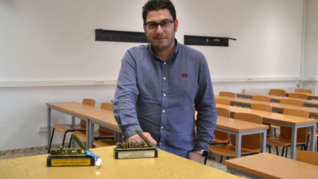 Alexandre Sotelino, recién nombrado mejor profesor universitario de España.