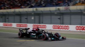 Hamilton en el Gran Premio de Catar de Fórmula 1