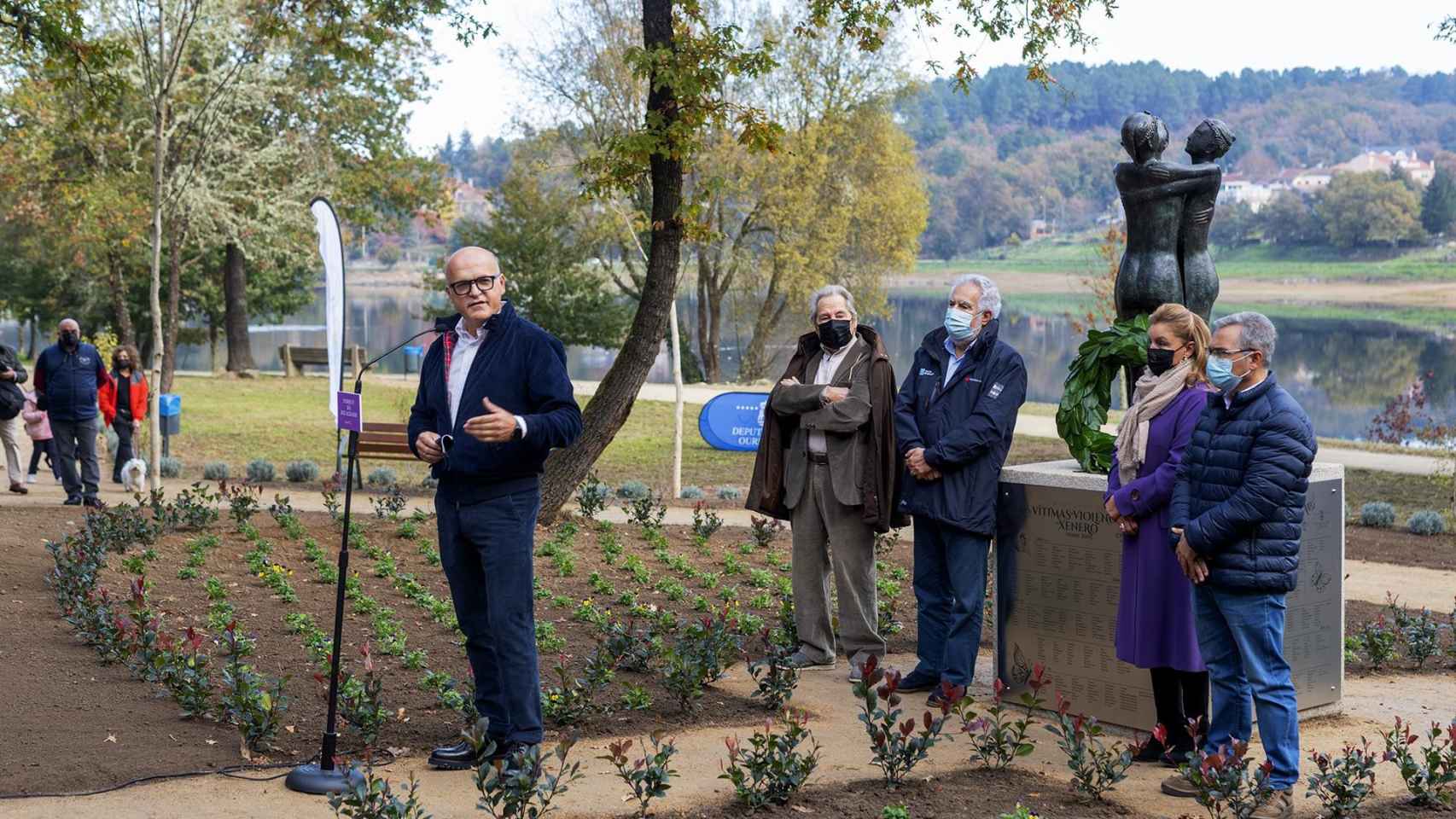 Inauguración del Parque da Igualdade de Pereiro de Aguiar.