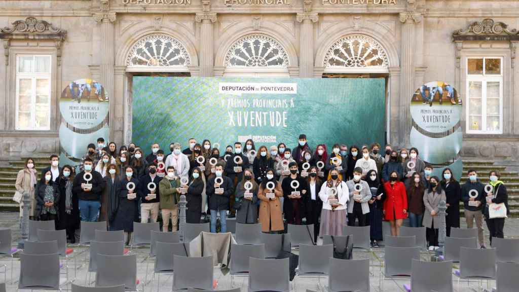 Entrega de la V edición de los Premios Provinciais á Xuventude de la Diputación de Pontevedra.