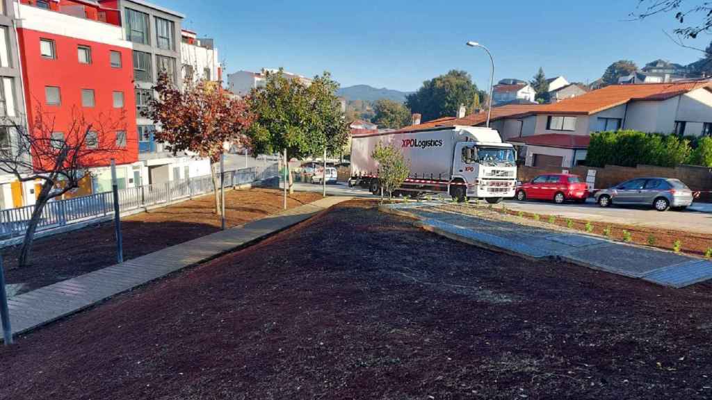 Pontevedra invierte 25.000 euros en mejorar el entorno de San Amaro con mejores zonas verdes