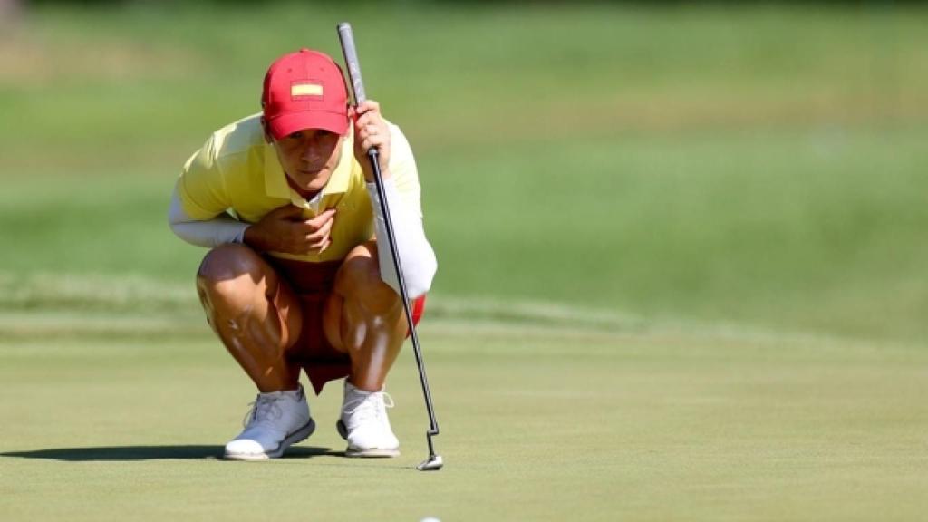 Azahara Muñoz, durante los Juegos Olímpicos de Tokio 2020