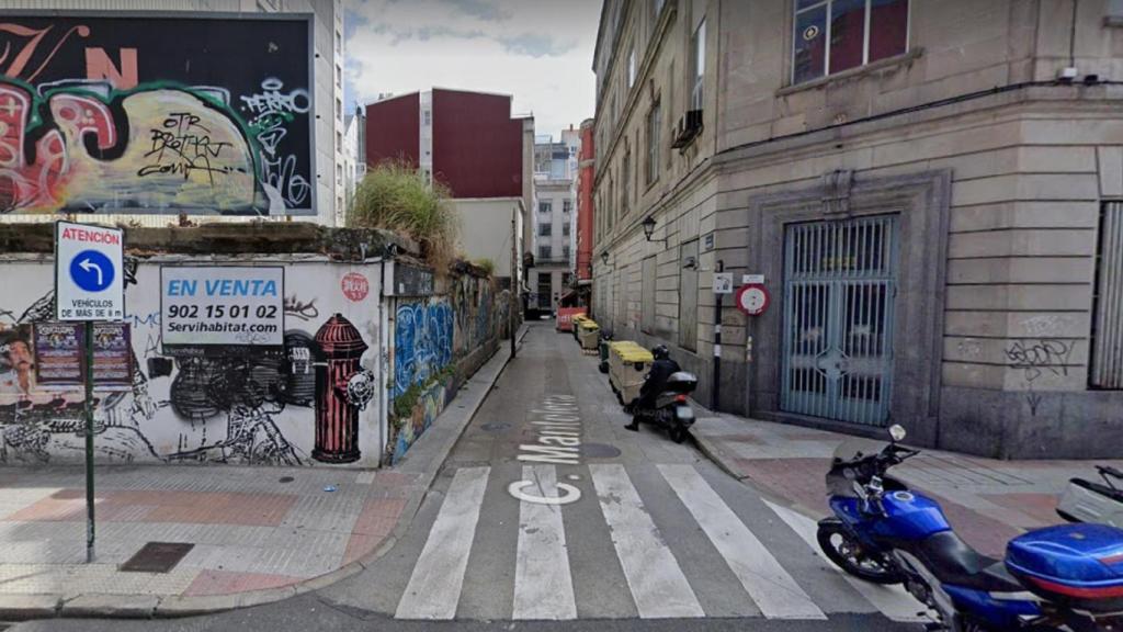 Acceso a la calle Mantelería desde San Andrés.