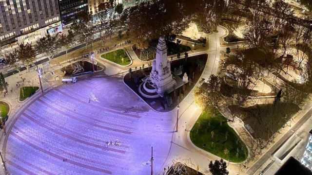 La nueva Plaza de España de Madrid se abrirá al público el 22 de noviembre. Ayuntamiento de Madrid.