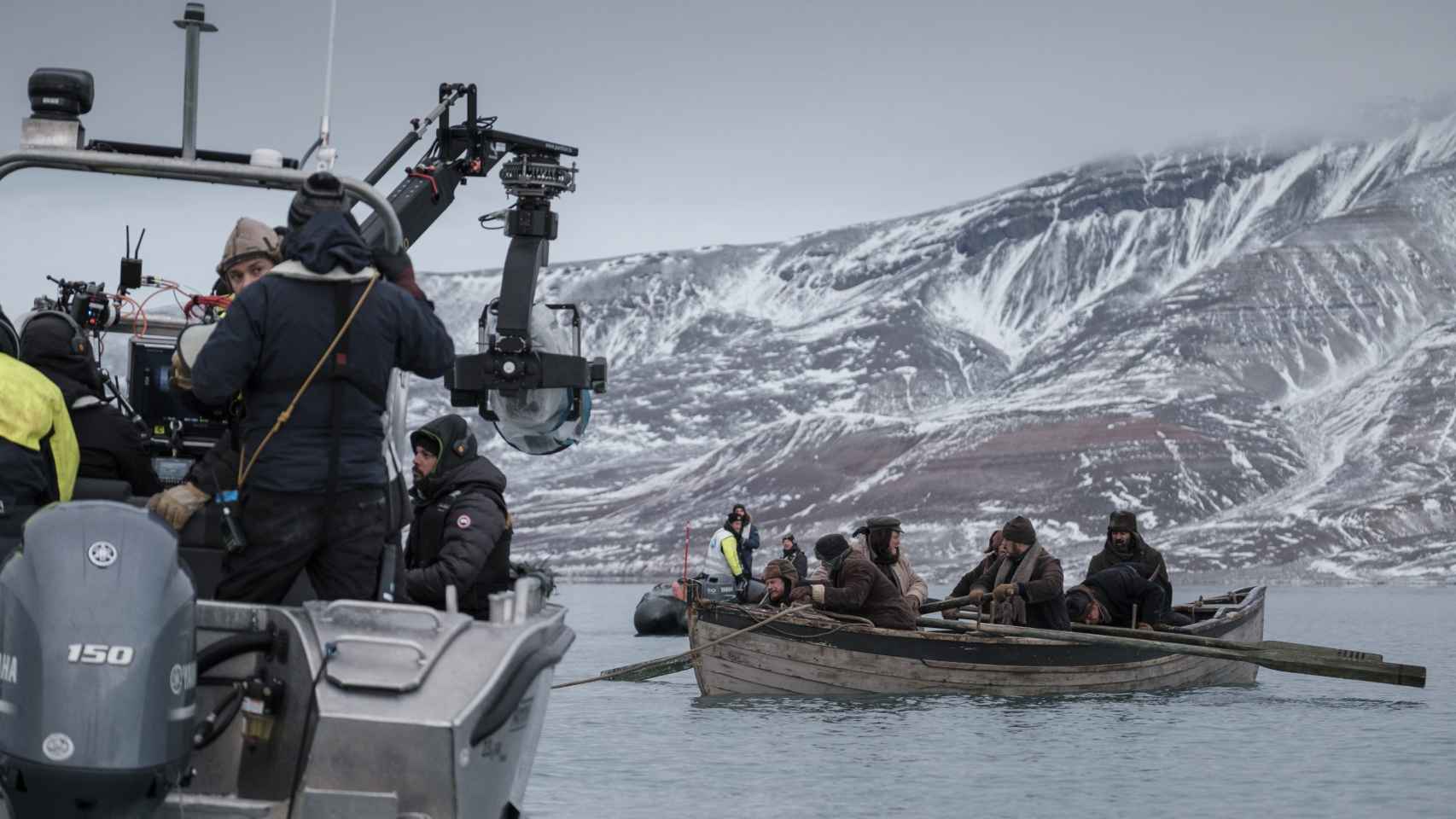 El equipo de rodaje se trasladó al mismo Ártico para la serie.
