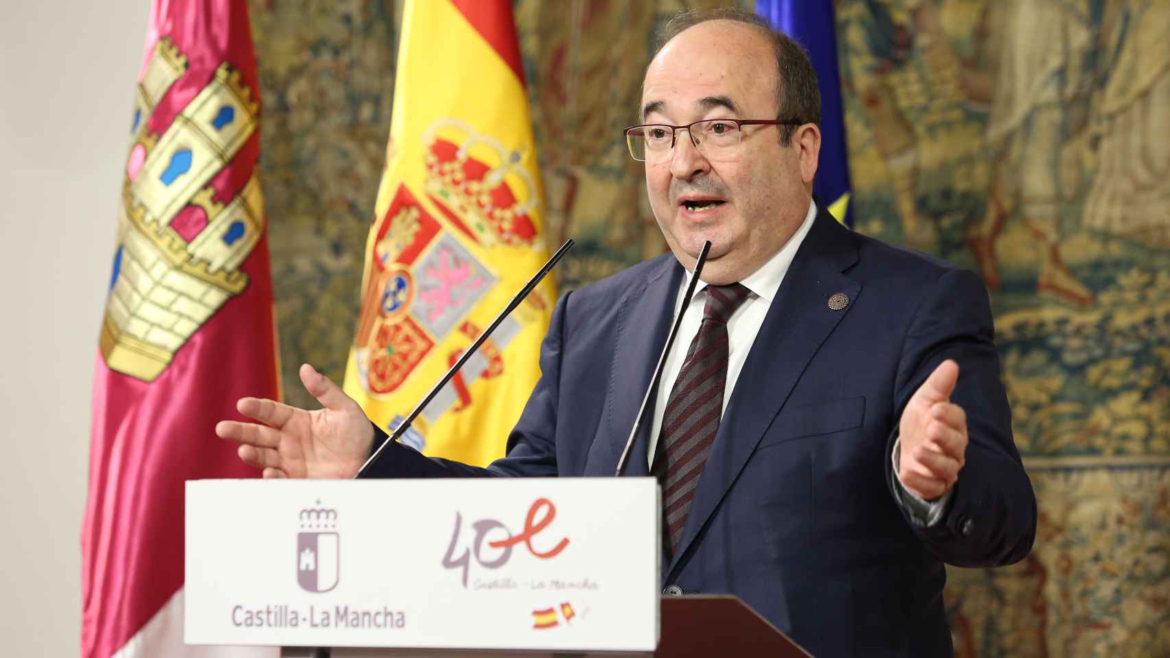 Miquel Iceta, ministro de Cultura y Deporte. Foto: Óscar Huertas