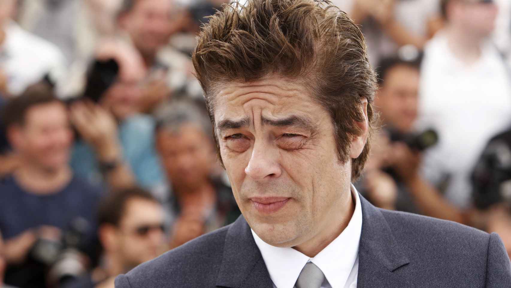 Benicio del Toro en el Festival de Cannes.