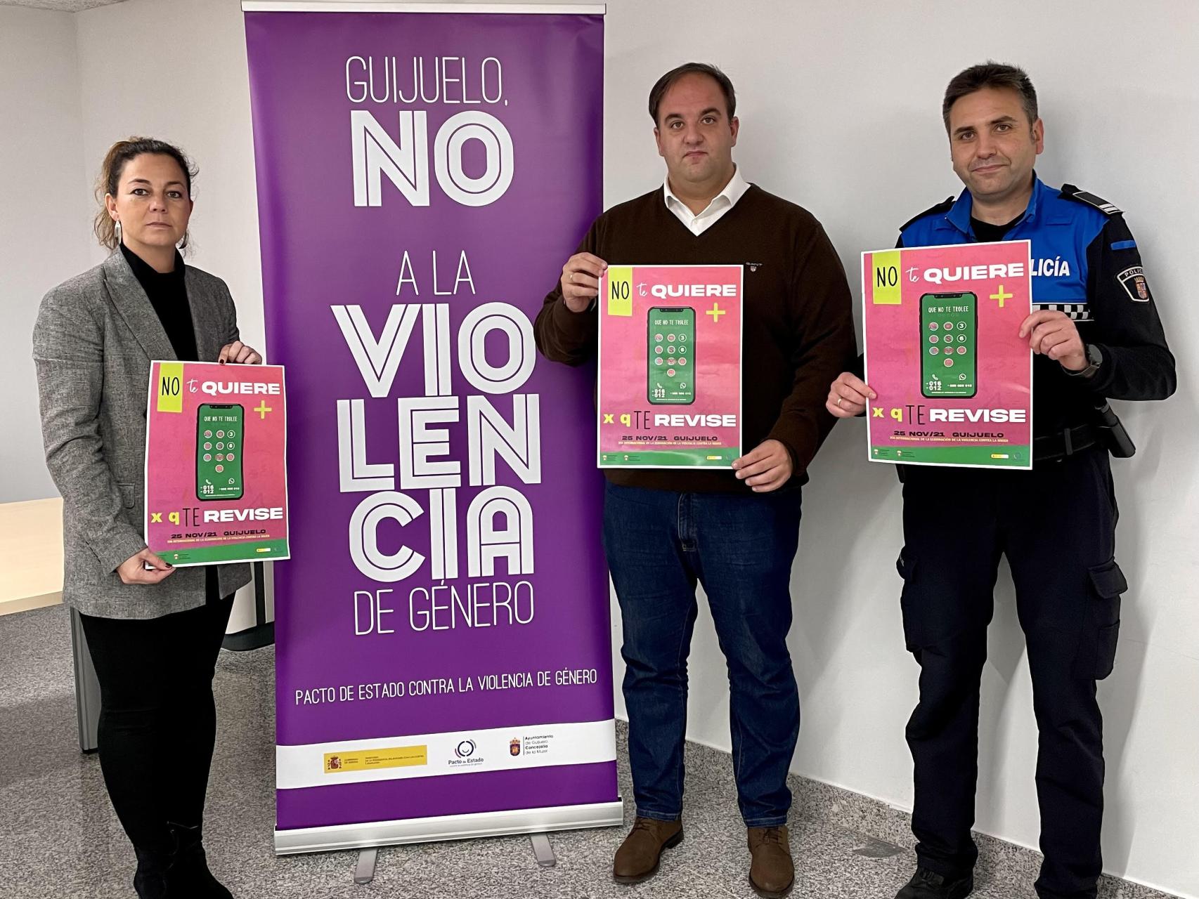 Acto de presentación de la campaña 'No te quiere + xq te revise'