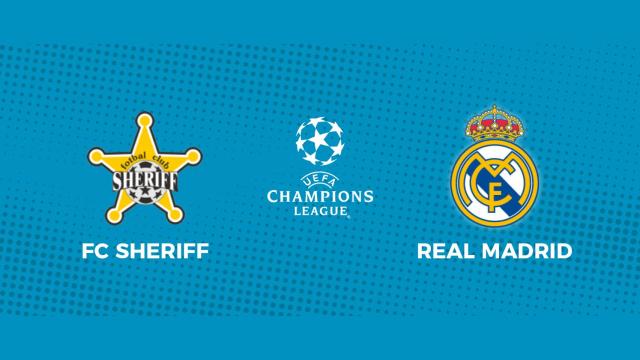 Sheriff - Real Madrid: siga el partido de la Champions League, en directo