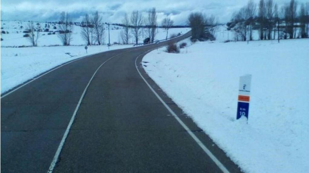 Imagen de archivo de la nieva sobre la provincia de Guadalajara