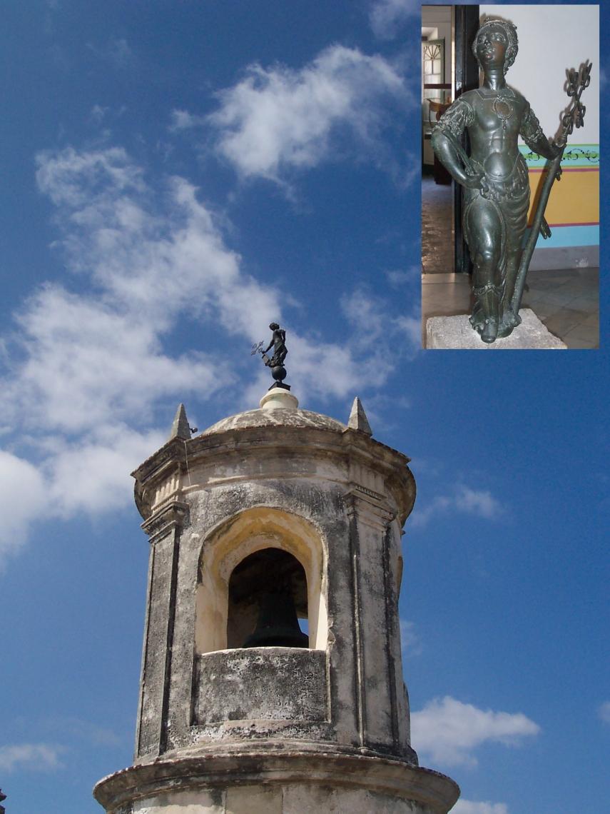 Estatua de la Giraldilla, situada en un torreón del Castillo de la Real Fuerza (la Habana).