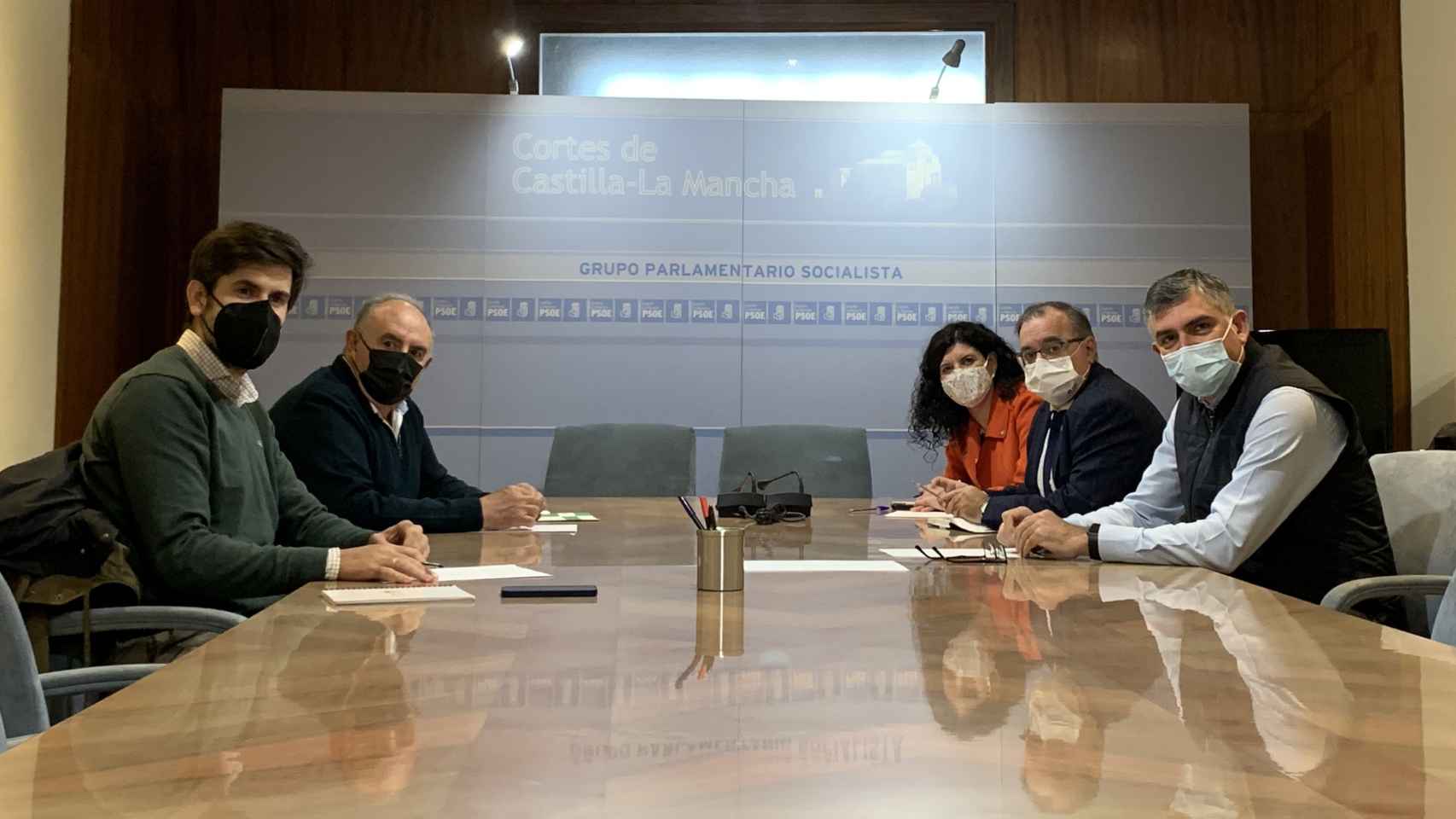 Reunión de Asaja CLM con Fernado Mora, del PSOE regional