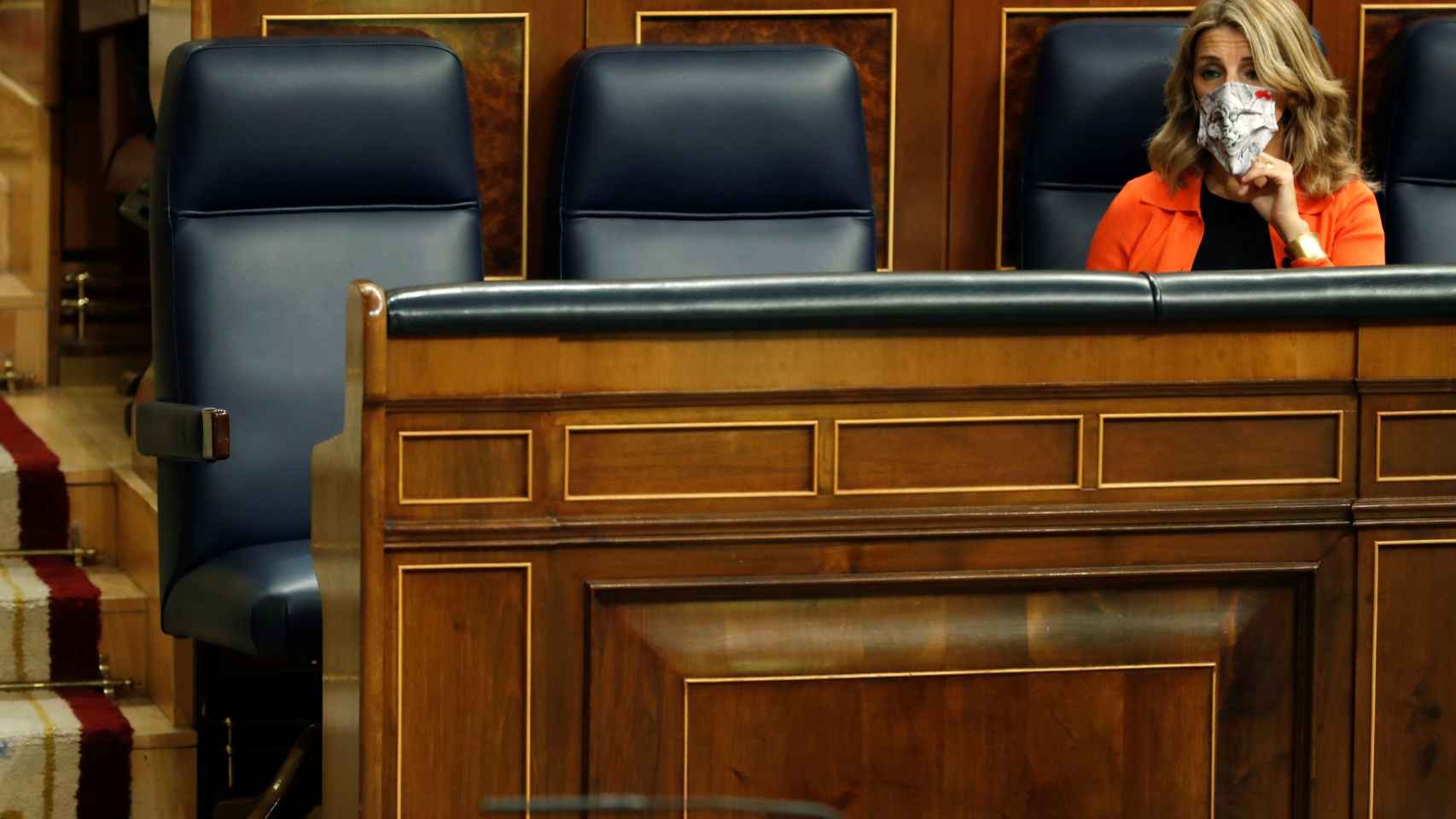 Díaz, este martes en el Congreso.