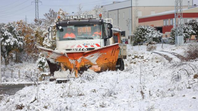 Nieve en la provincia de Salamanca