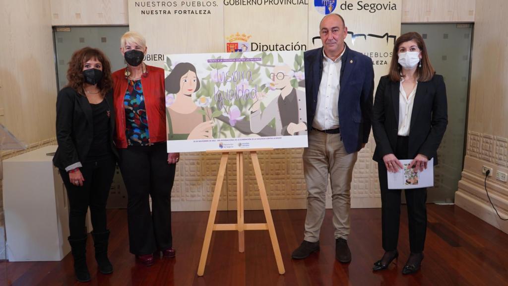 Acto de presentación de la Diputación en el Día de la Eliminación de la Violencia contra la Mujer