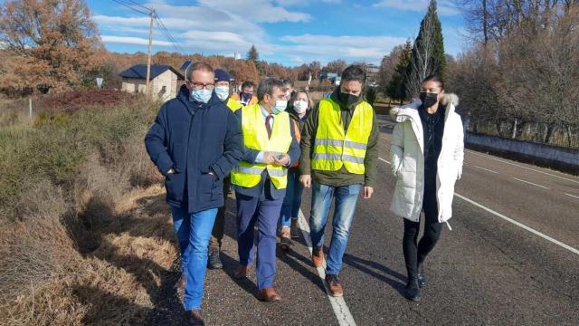 Visita al cruce inteligente en la carretera autonómica ZA-104