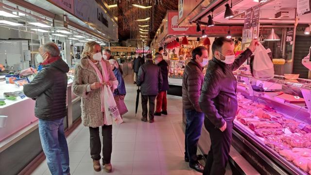 Imagen del mercado del Val en Valladolid