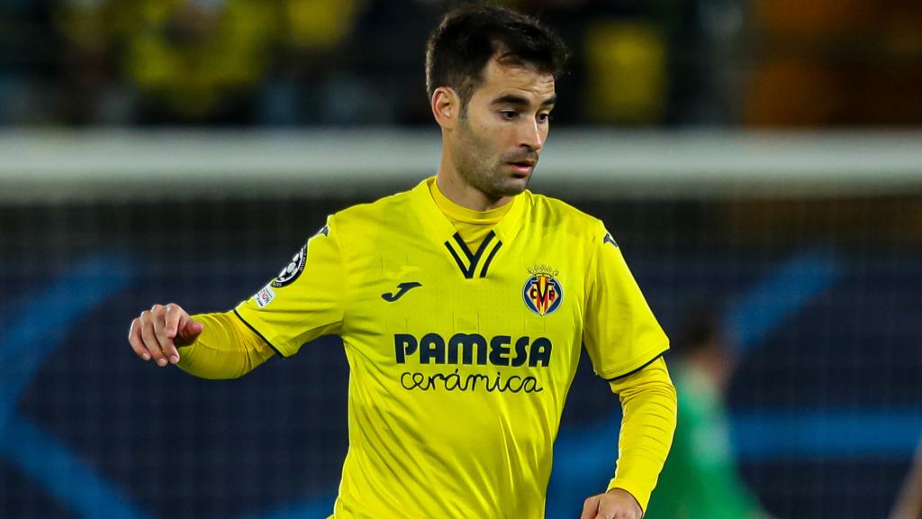 Manu Trigueros, en un partido del Villarreal de la temporada 2021/2022