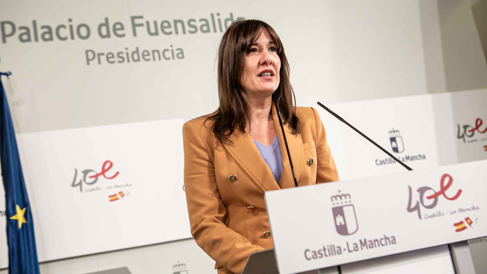 Blanca Fernández, portavoz del Gobierno de Castilla-La Mancha. Foto: JCCM