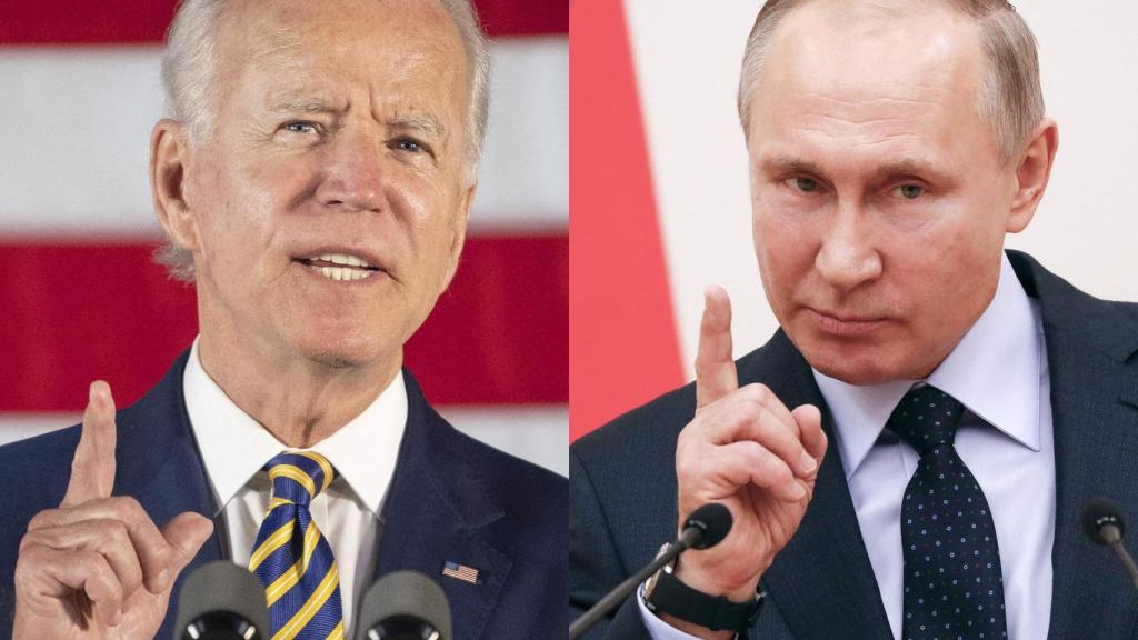 Joe Biden y Vladimir Putin.