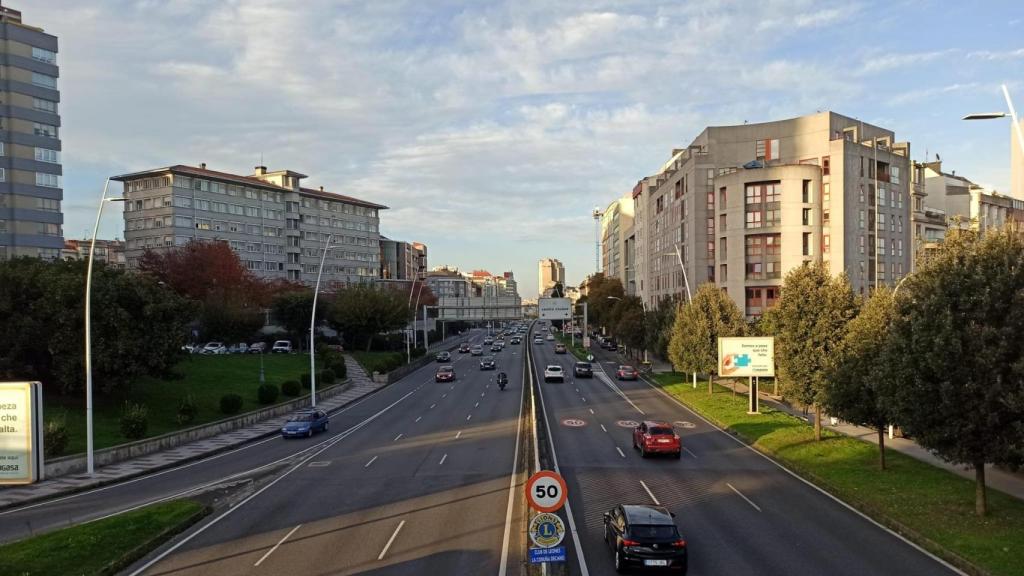 La avenida de Alfonso Molina de A Coruña.