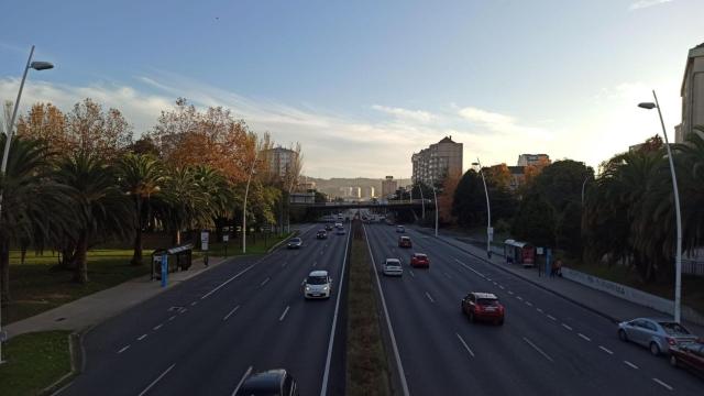 La avenida de Alfonso Molina, en A Coruña.