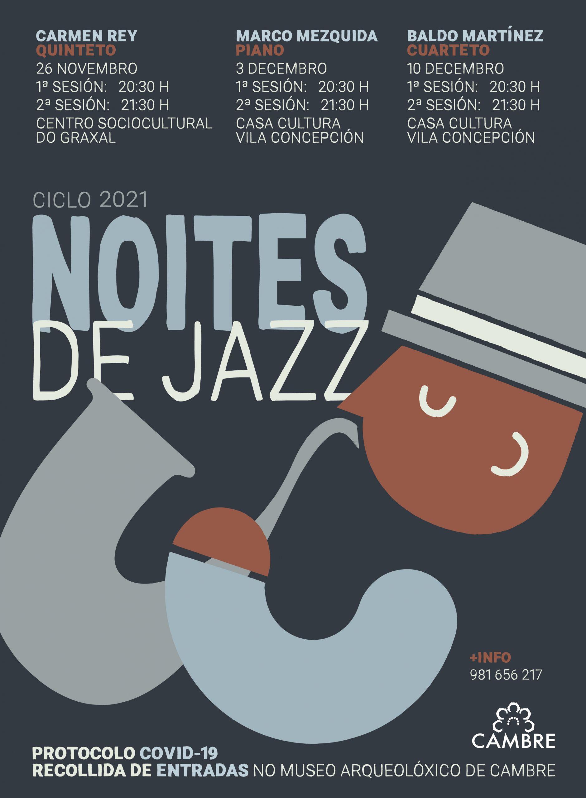 Cartel Noites de Jazz.