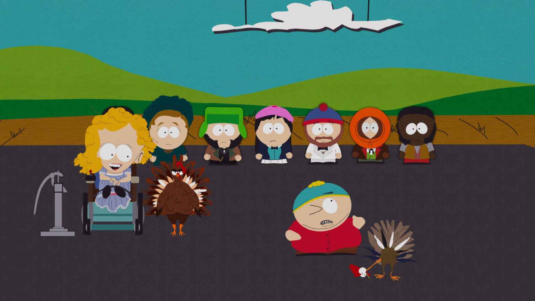 Episodio 4x13 de 'South Park'.