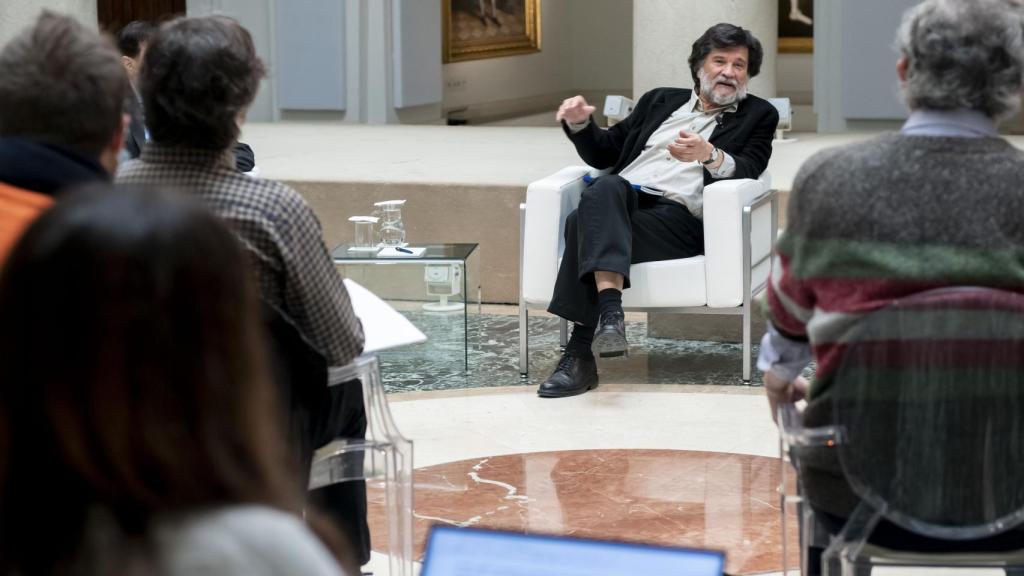 Víctor Erice en la presentación de 'Piedra y cielo. Jorge Oteiza, una evocación'