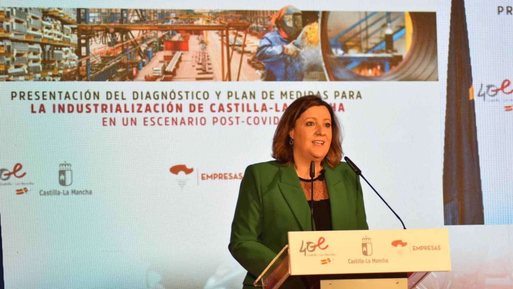 Patricia Franco, consejera de Economía, Empresas y Empleo. Foto: JCCM