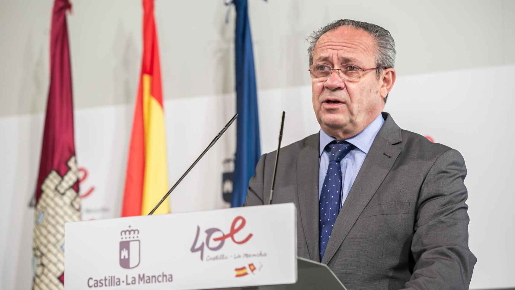 Juan Alfonso Ruiz Molina, consejero de Hacienda y Administraciones Públicas. Foto: JCCM