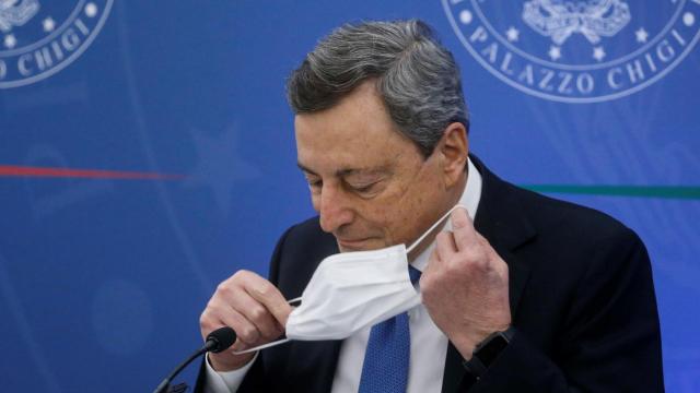 Mario Draghi, primer ministro italiano.