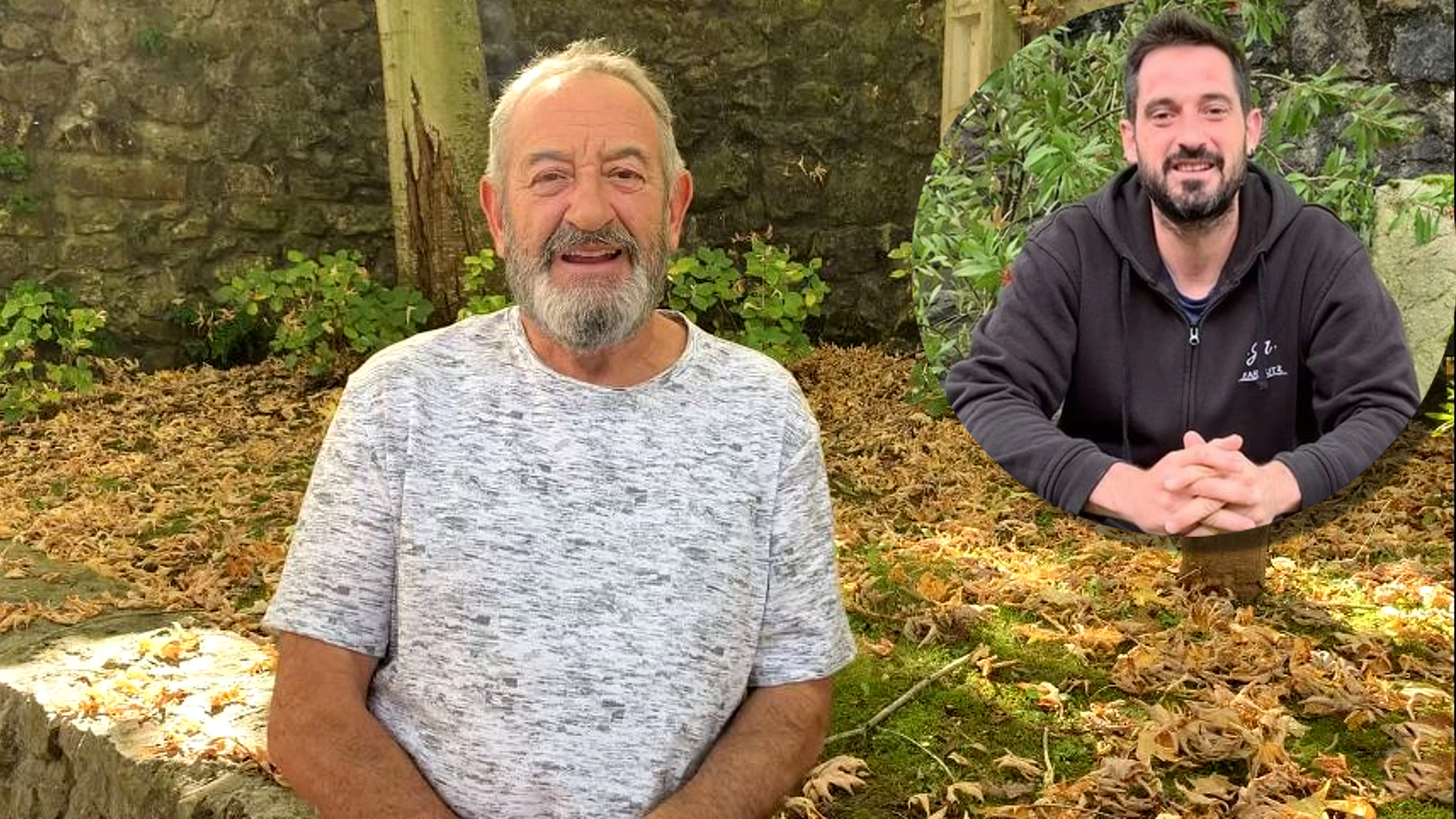 Karlos Arguiñano y su hijo Joseba, en un montaje de Jaleos.