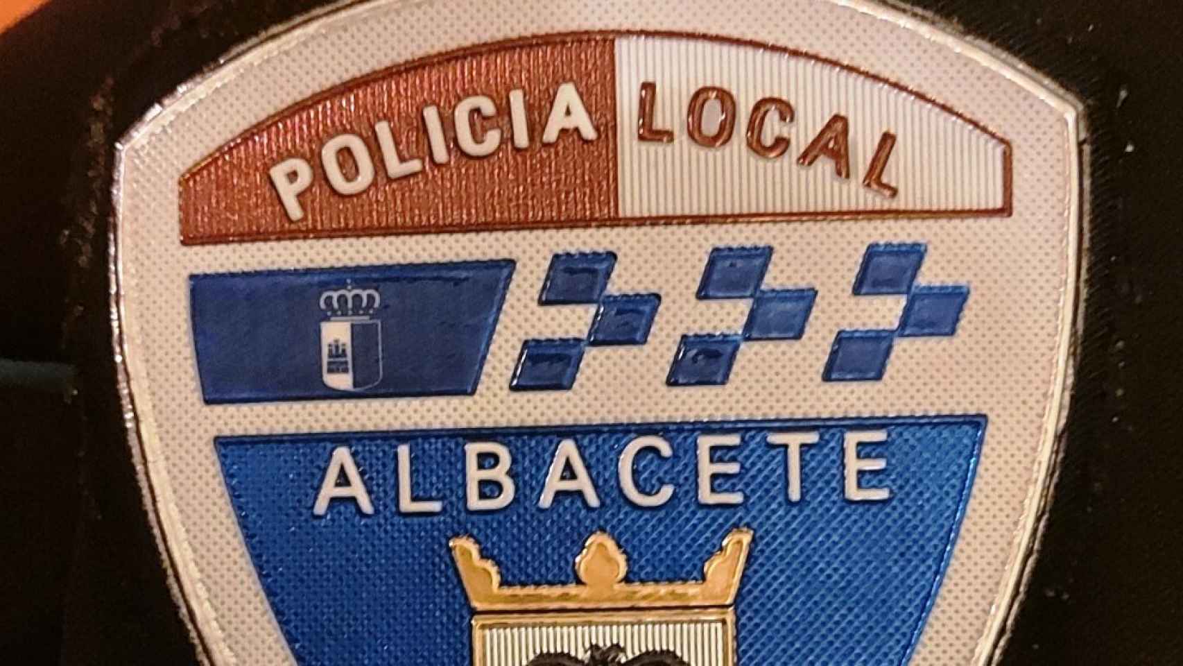 Parche con el escudo de la Policía Local de Albacete.
