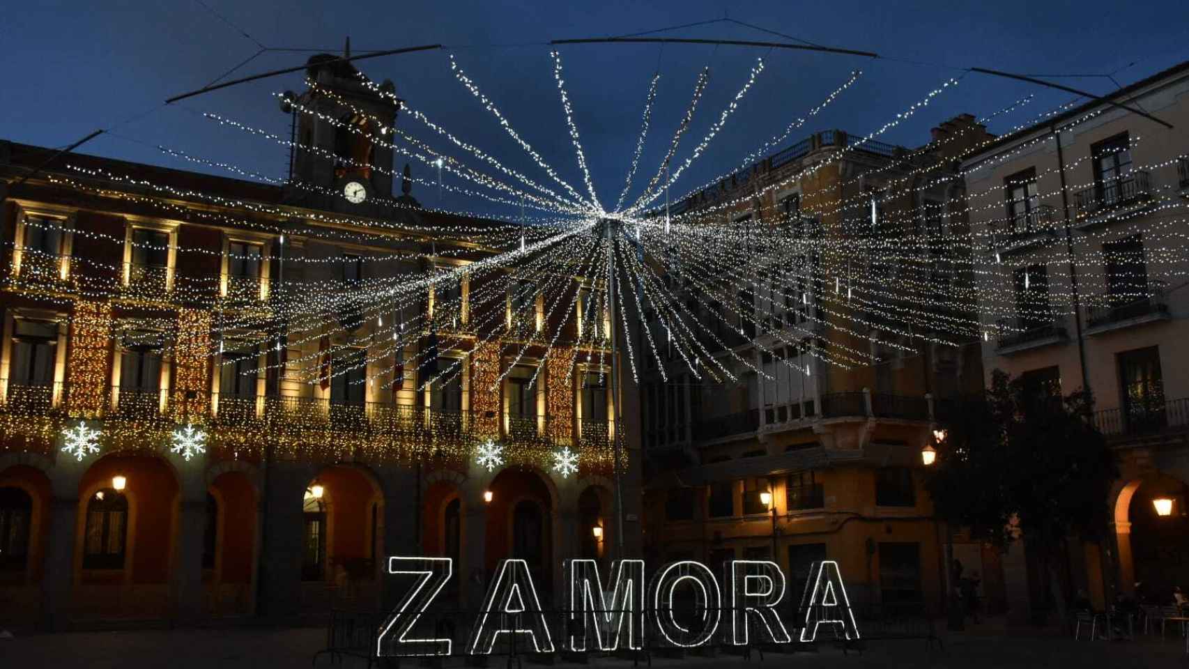 Iluminación navideña de Zamora