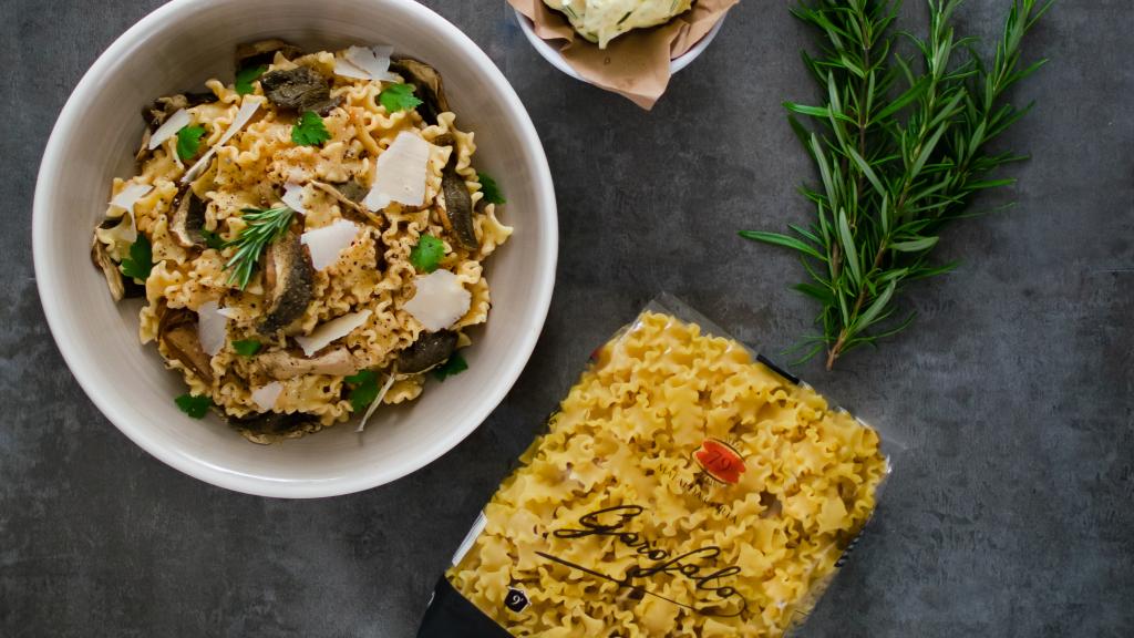 Pasta con boletus y mantequilla al romero con Grana Padano, el plato del otoño