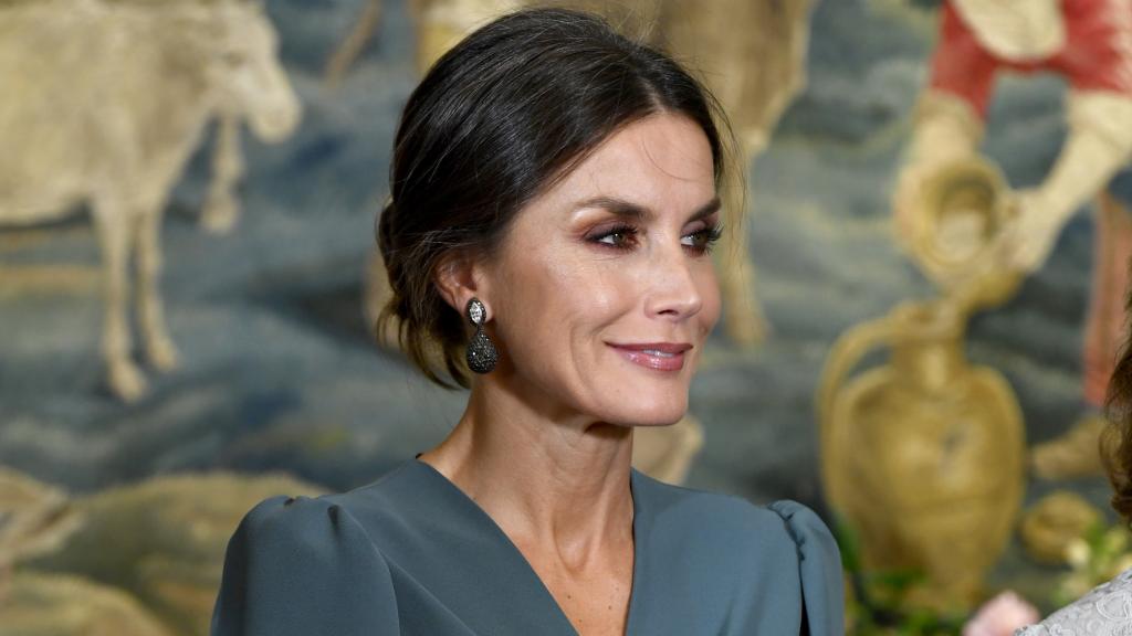 La reina Letizia en Estocolmo este jueves por la noche.