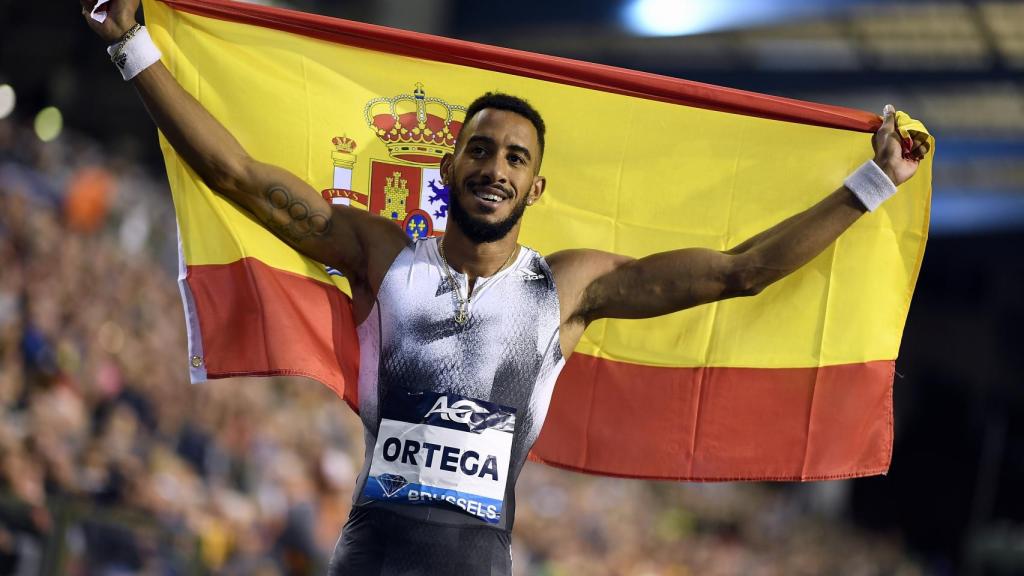 Orlando Ortega en una prueba de la Diamond League