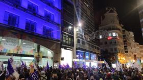 A agresión terá contestación: El grito de las calles de A Coruña en el 25-N