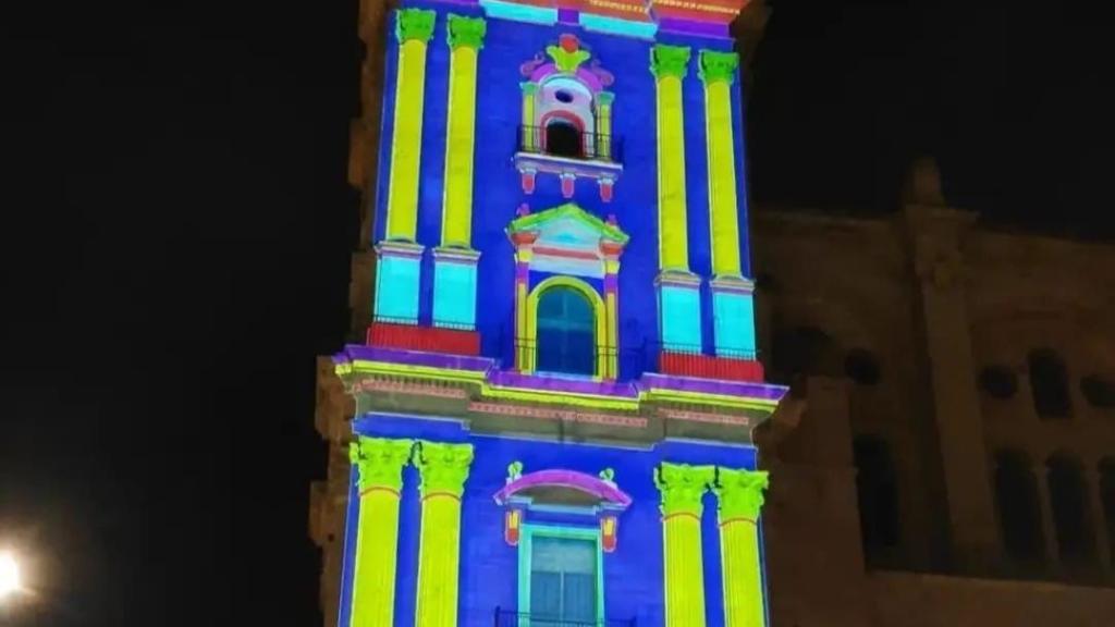 Uno de los momentos del videomapping.