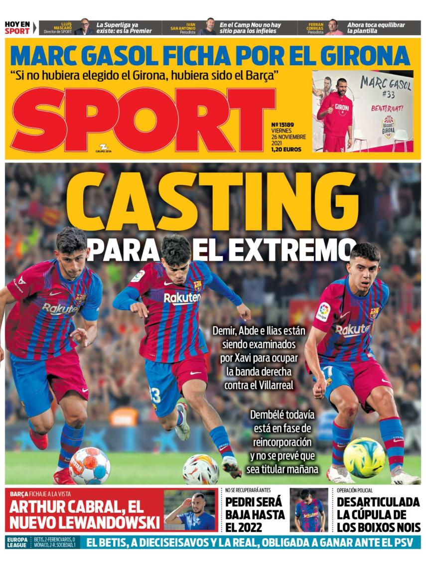 Portada SPORT