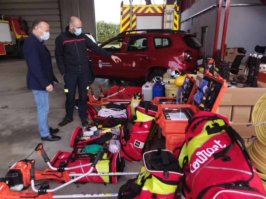 Nuevo material para el Parque de Bomberos de Villares de la Reina